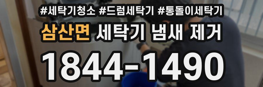 삼산면 세탁기 냄새 제거