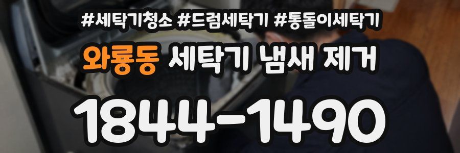 와룡동 세탁기 냄새 제거