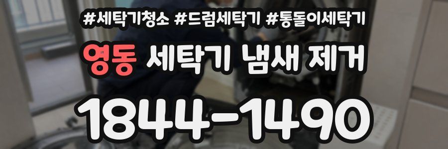 영동 세탁기 냄새 제거