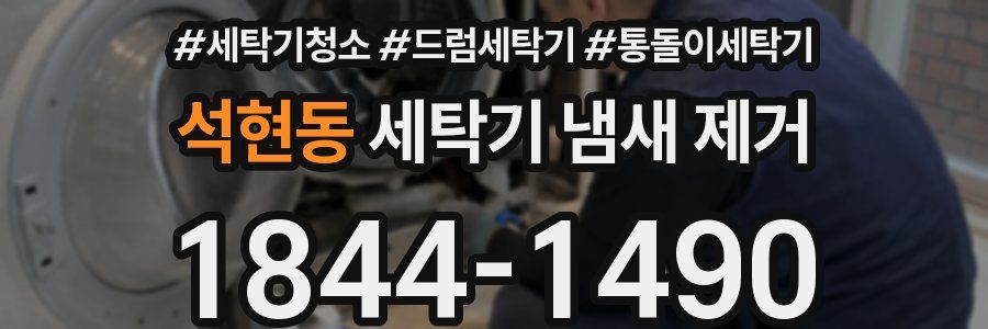 석현동 세탁기 냄새 제거