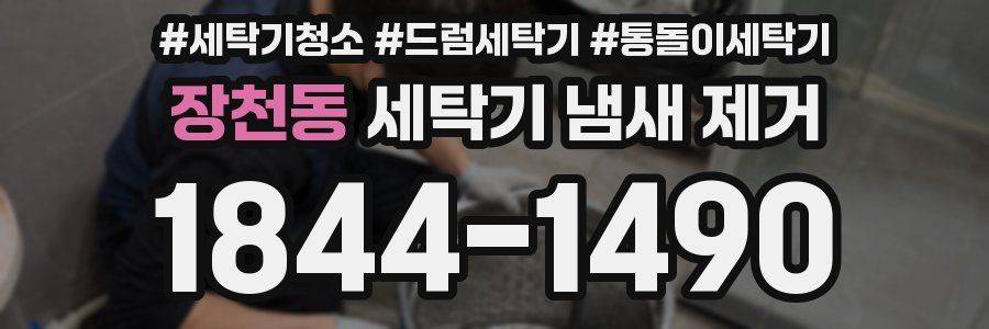 장천동 세탁기 냄새 제거