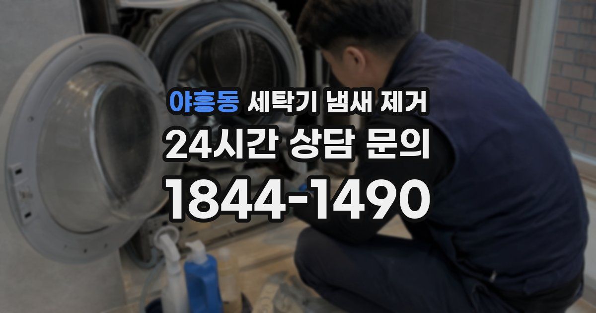 야흥동 세탁기 냄새 제거