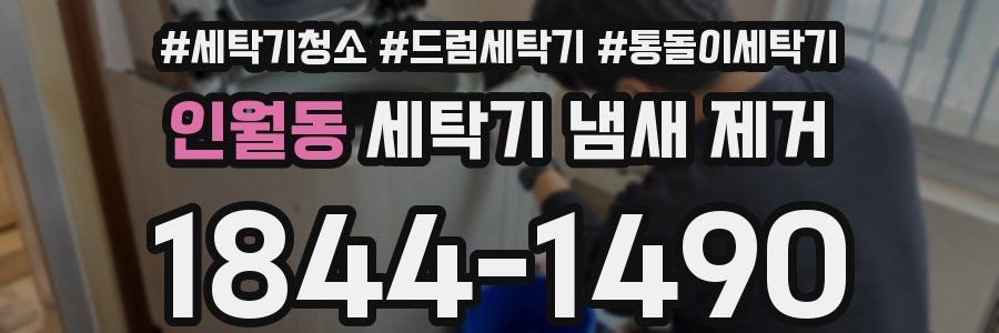 인월동 세탁기 냄새 제거