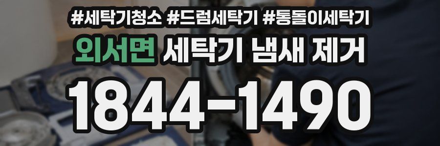 외서면 세탁기 냄새 제거