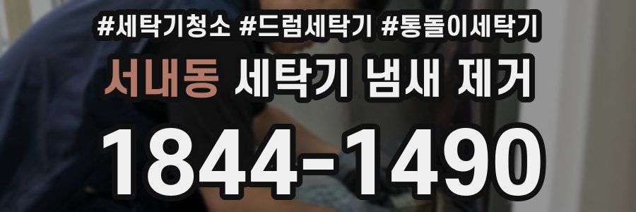 서내동 세탁기 냄새 제거
