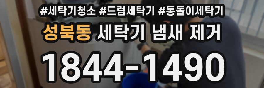 성북동 세탁기 냄새 제거