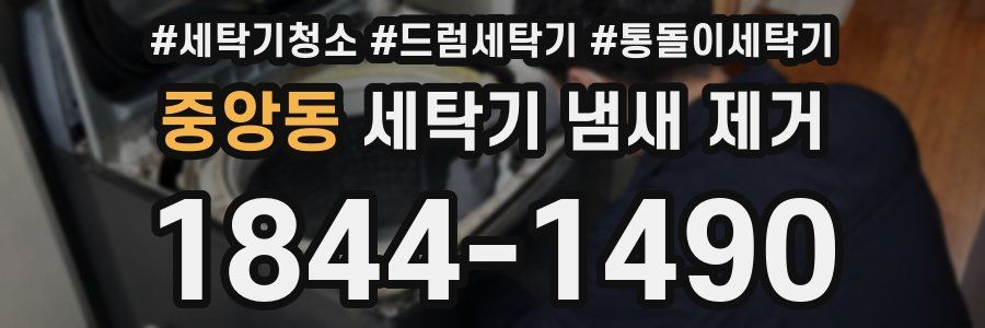 중앙동 세탁기 냄새 제거