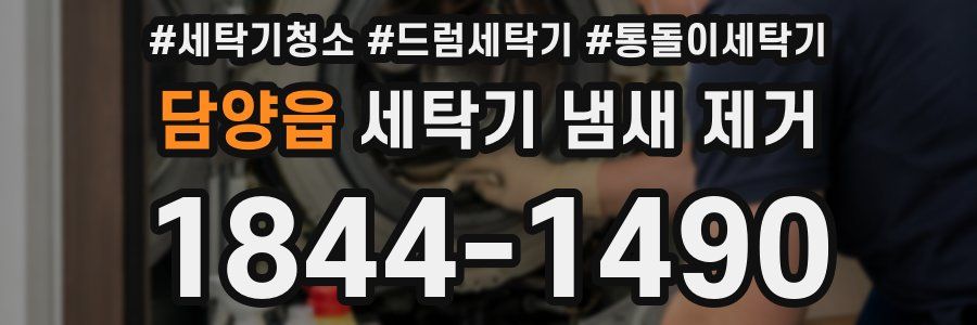 담양읍 세탁기 냄새 제거