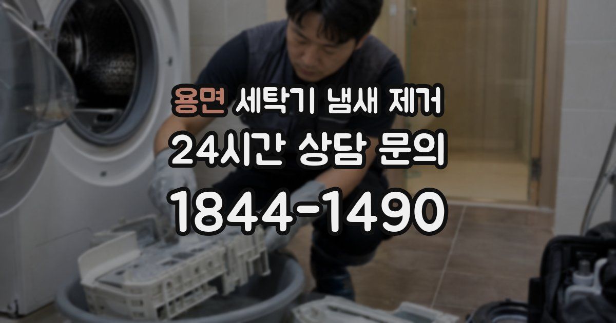 용면 세탁기 냄새 제거