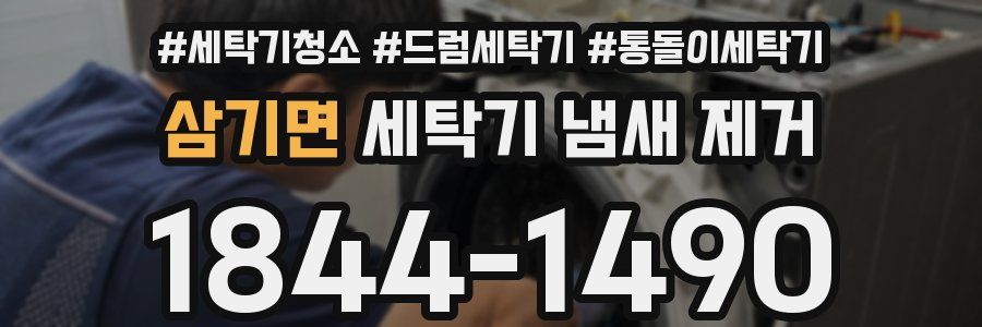 삼기면 세탁기 냄새 제거