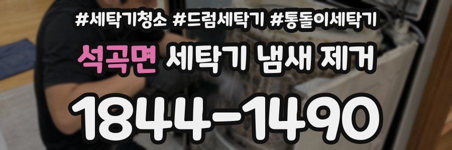 석곡면 세탁기 냄새 제거