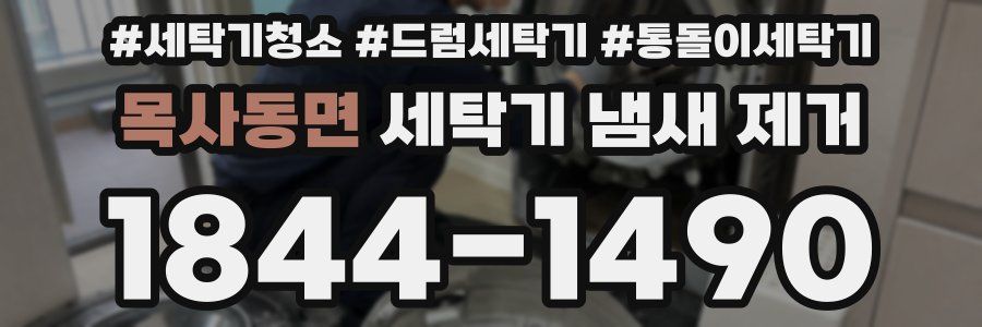 목사동면 세탁기 냄새 제거