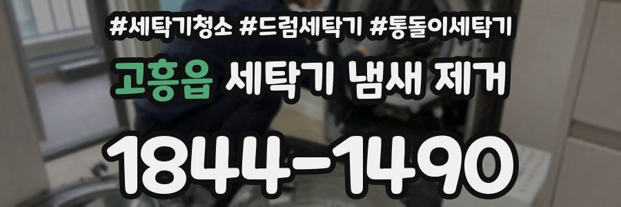 고흥읍 세탁기 냄새 제거
