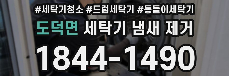 도덕면 세탁기 냄새 제거