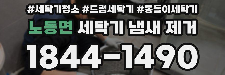 노동면 세탁기 냄새 제거