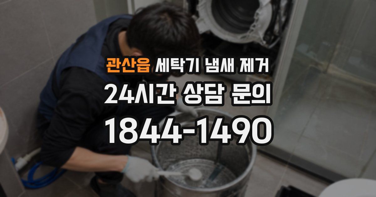 관산읍 세탁기 냄새 제거