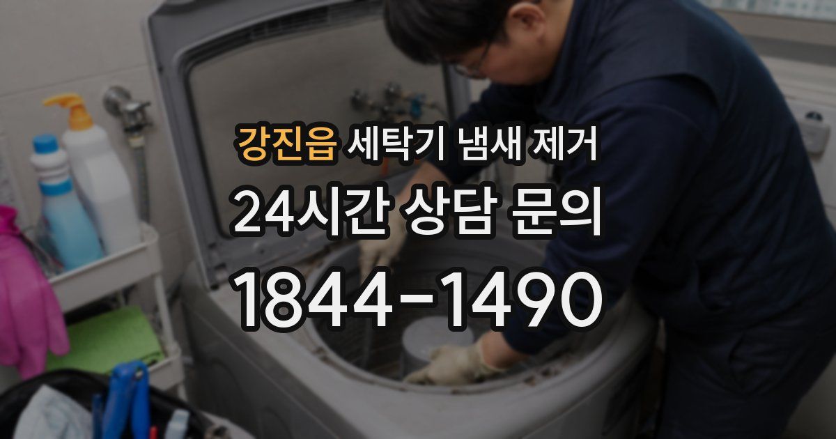 강진읍 세탁기 냄새 제거