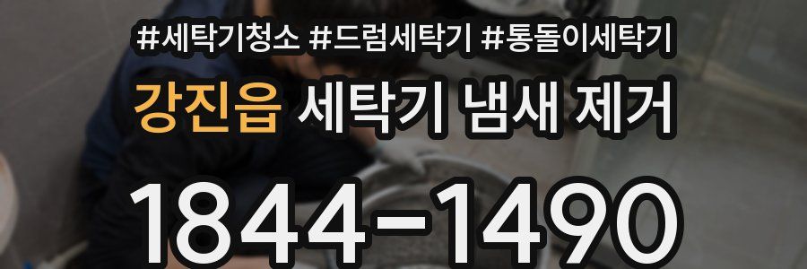 강진읍 세탁기 냄새 제거