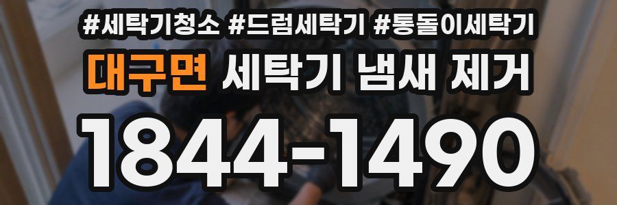 대구면 세탁기 냄새 제거