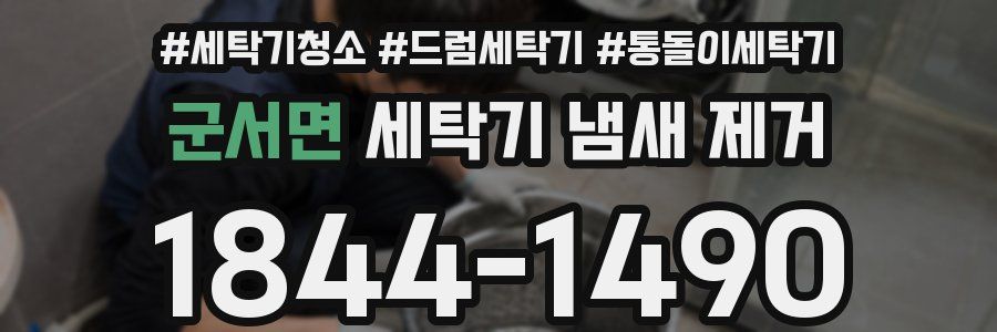 군서면 세탁기 냄새 제거