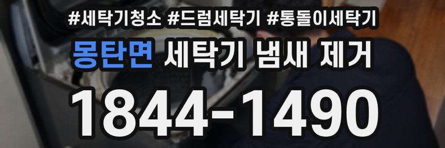 몽탄면 세탁기 냄새 제거