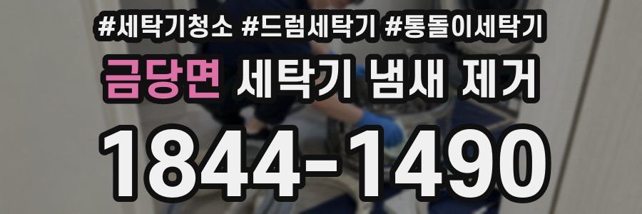 금당면 세탁기 냄새 제거