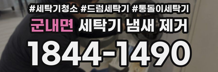군내면 세탁기 냄새 제거
