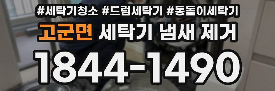 고군면 세탁기 냄새 제거