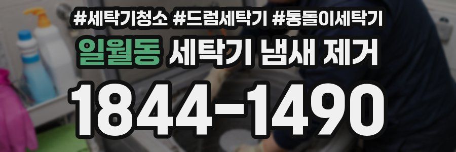 일월동 세탁기 냄새 제거