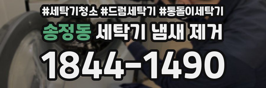 송정동 세탁기 냄새 제거