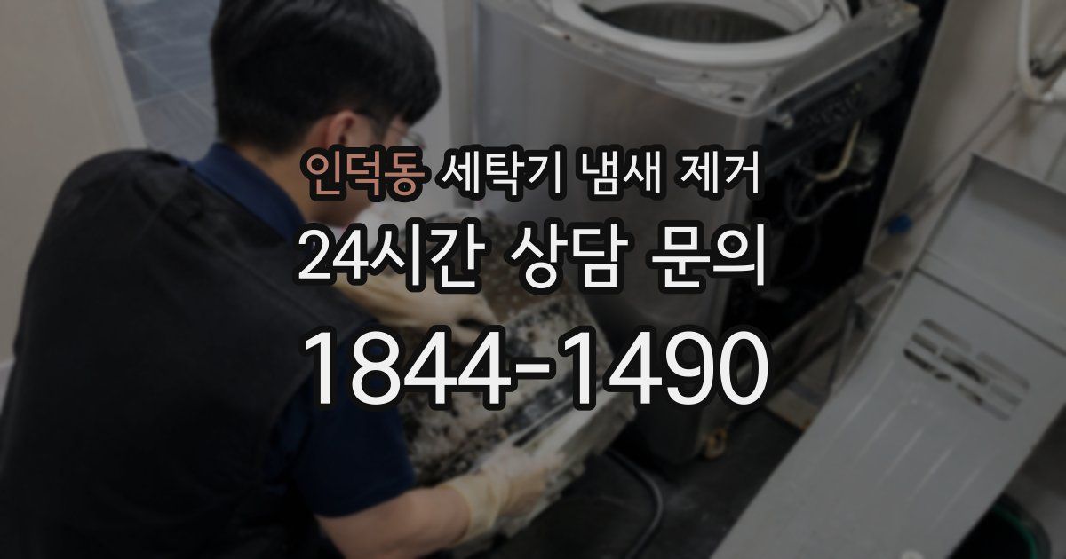 인덕동 세탁기 냄새 제거