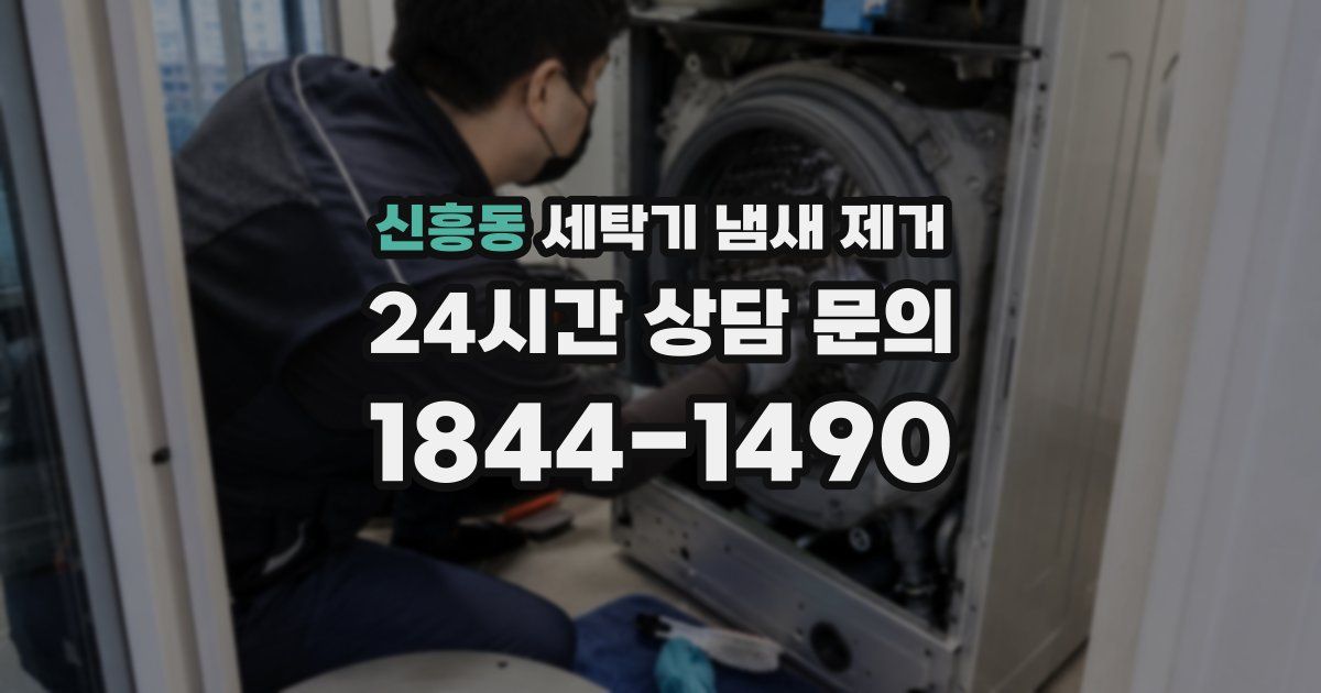 신흥동 세탁기 냄새 제거