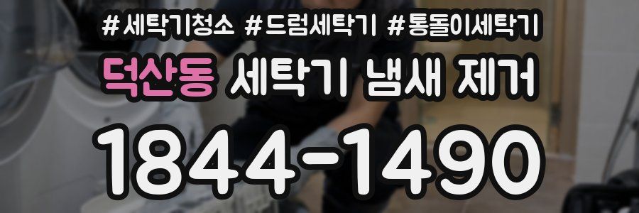 덕산동 세탁기 냄새 제거