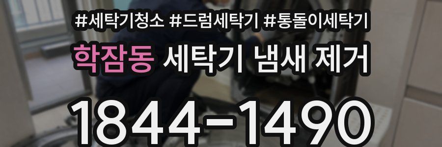 학잠동 세탁기 냄새 제거