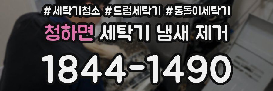 청하면 세탁기 냄새 제거