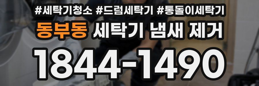 동부동 세탁기 냄새 제거