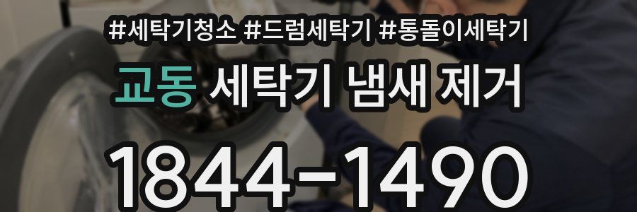 교동 세탁기 냄새 제거