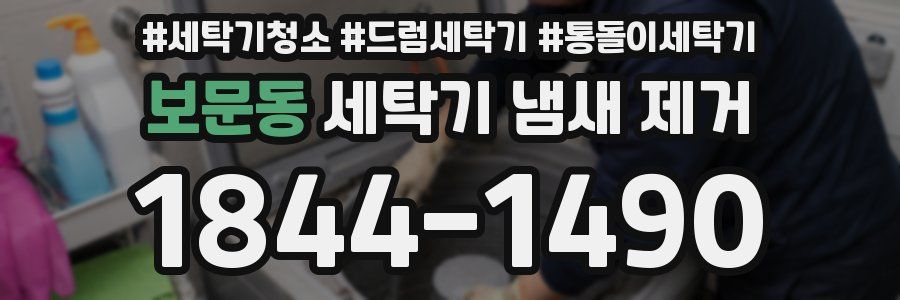 보문동 세탁기 냄새 제거