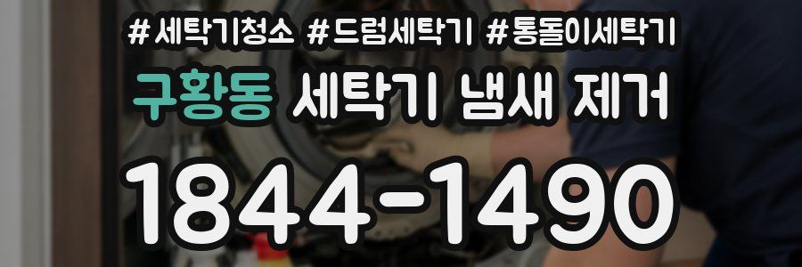 구황동 세탁기 냄새 제거