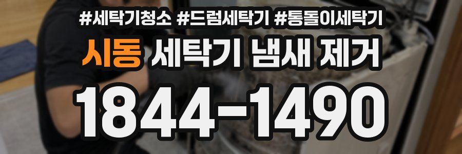 시동 세탁기 냄새 제거