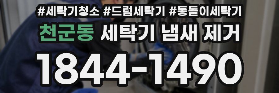 천군동 세탁기 냄새 제거