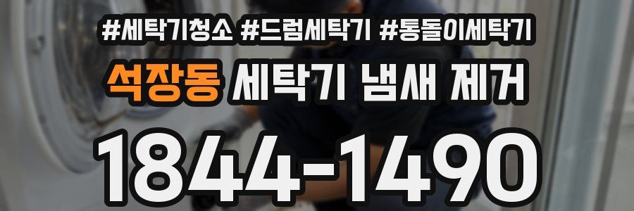 석장동 세탁기 냄새 제거