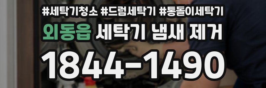 외동읍 세탁기 냄새 제거