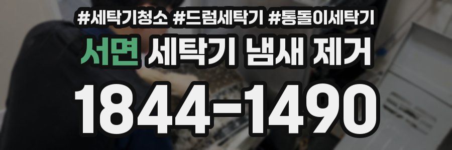 서면 세탁기 냄새 제거