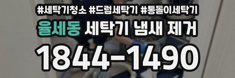 율세동 세탁기 냄새 제거
