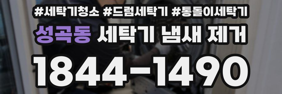 성곡동 세탁기 냄새 제거