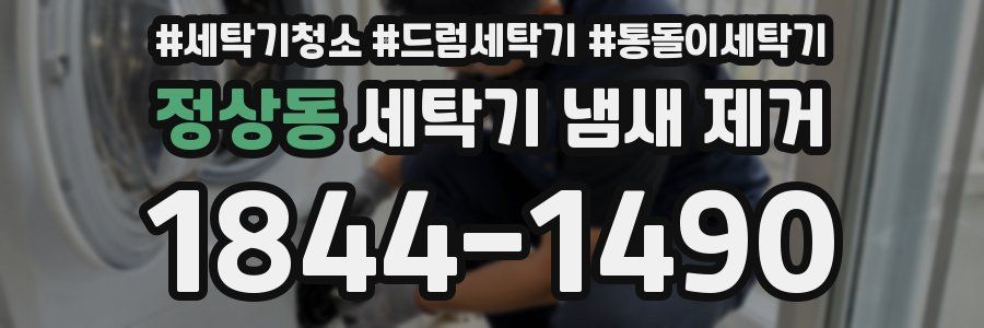 정상동 세탁기 냄새 제거