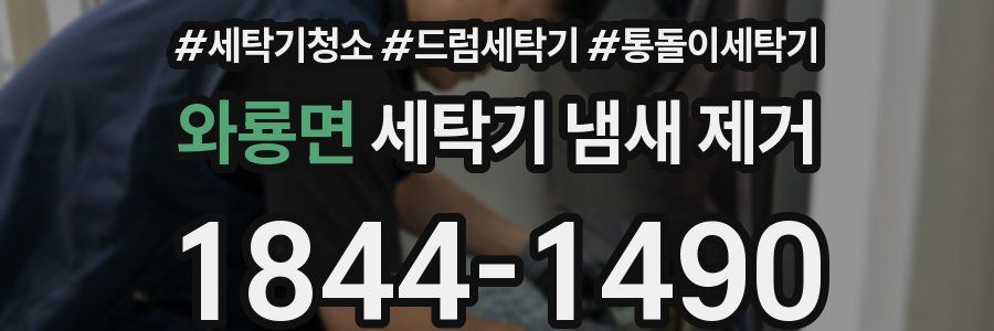 와룡면 세탁기 냄새 제거