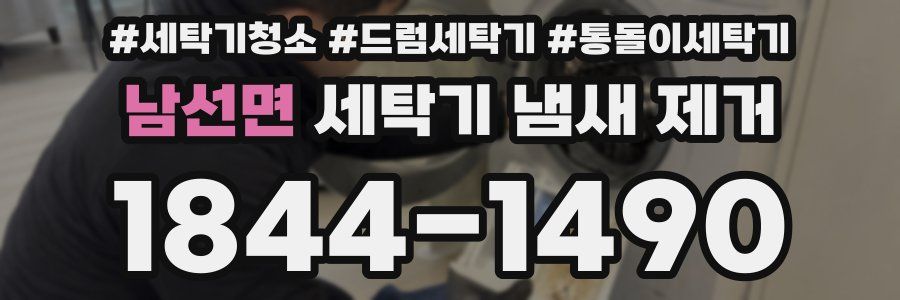 남선면 세탁기 냄새 제거