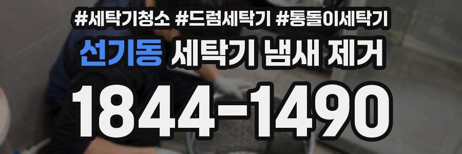 선기동 세탁기 냄새 제거